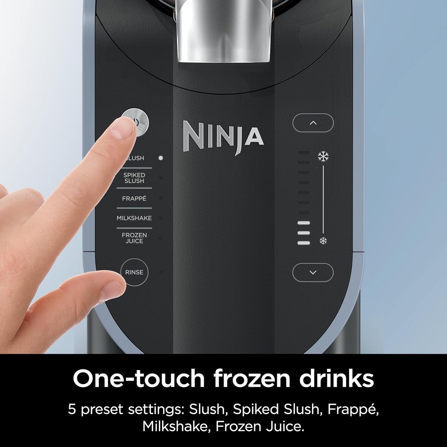 📍88oz Frozen Drink & Slushie Maker – RapidChill Tech, 5 Presets for Margaritas, Frappés & More – Sleek Black Design