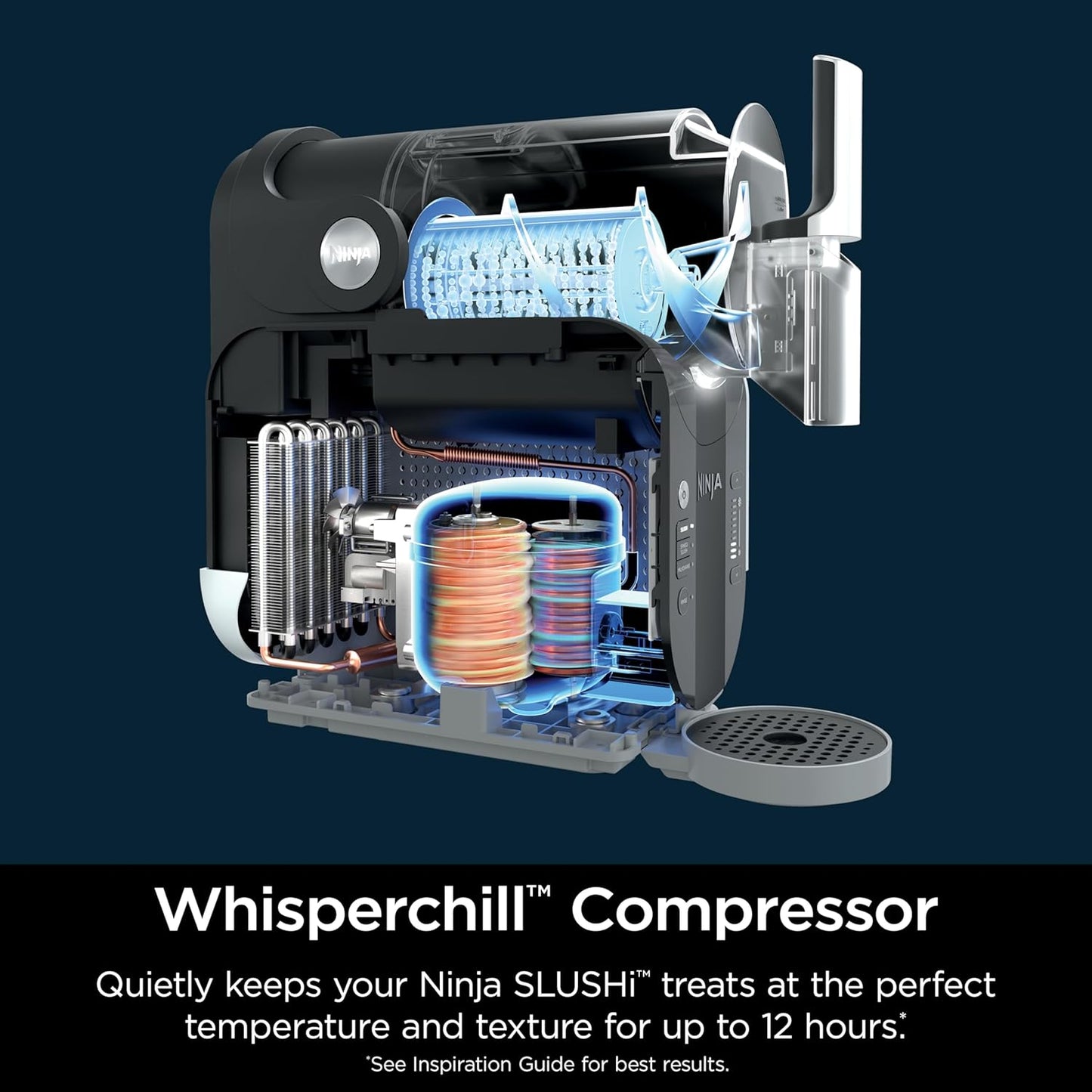 📍88oz Frozen Drink & Slushie Maker – RapidChill Tech, 5 Presets for Margaritas, Frappés & More – Sleek Black Design