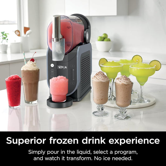 📍88oz Frozen Drink & Slushie Maker – RapidChill Tech, 5 Presets for Margaritas, Frappés & More – Sleek Black Design